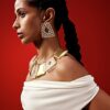 Safed Jashn E Jali Earring